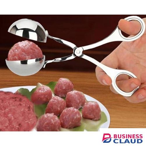 Meatballs shaper,Stainless Steel Meatball Maker Spoon / Tong - Non-Stick Meat Baller Scoop for Mince, Fish, Ice Cream, Cookie Dough - Kitchen Gadget,Mince Ball Maker