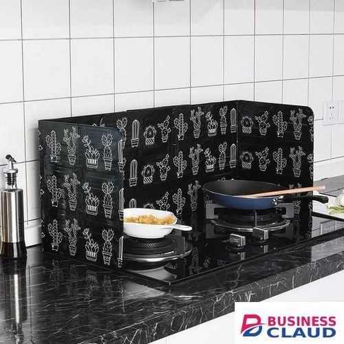 Kitchen Gadgets Oil Splatter Screens Aluminium Foil Plate Gas Stove Splash Proof Baffle Waterproof Home Kitchen Accessories