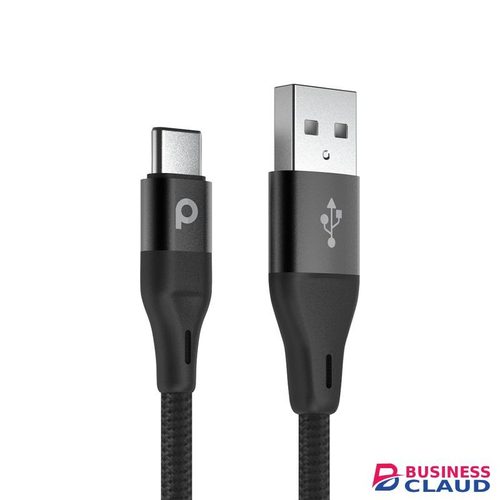 Porodo Braided Type C Cable 1.2M 3A(Aluminum)