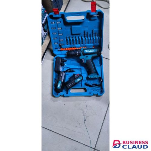 Makita 48v cordless drill with accessories