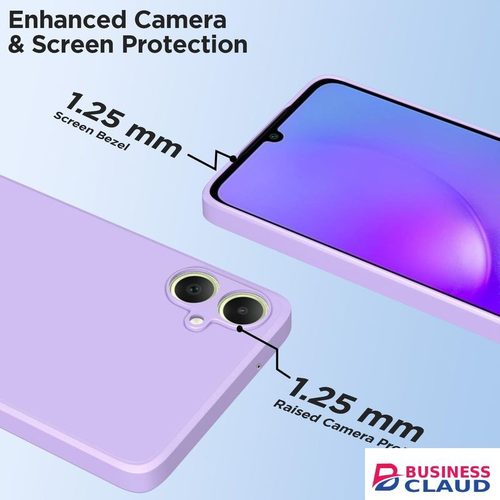 Silicone Slim Fit Cover for Samsung Galaxy A06 - Purple