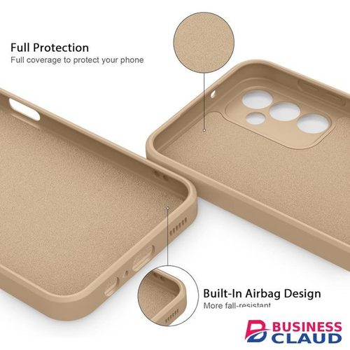 Silicone Slim Fit Cover for Samsung Galaxy A25 - Beige Nude