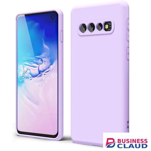 Silicone Slim Fit Cover for Samsung Galaxy S10 - Purple
