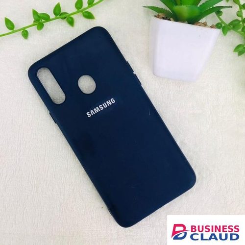 Silicone Slim Fit Cover for Samsung Galaxy A20 - Blue
