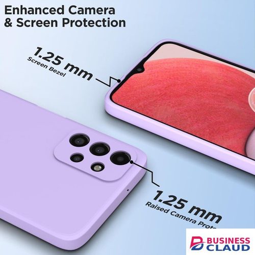Silicone Slim Fit Cover for Samsung Galaxy A23 - Purple