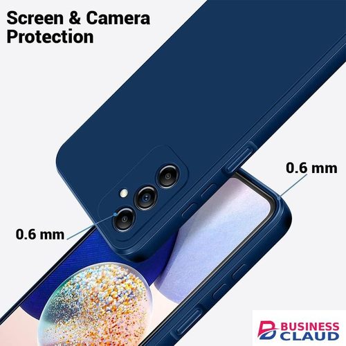 Silicone Slim Fit Cover for Samsung Galaxy A55 - Blue
