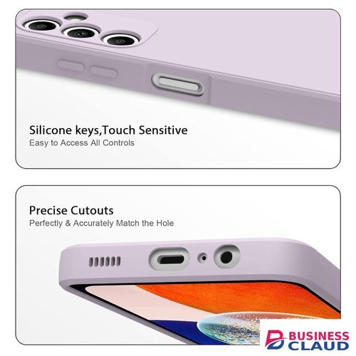 Silicone Slim Fit Cover for Samsung Galaxy A14 - Purple