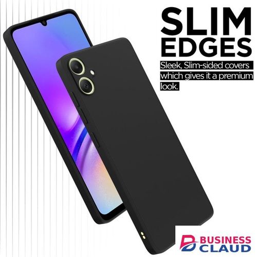 Silicone Slim Fit Cover for Samsung Galaxy A05 - Black