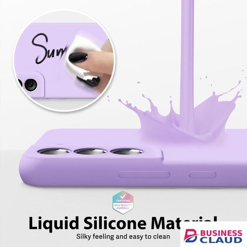 Silicone Slim Fit Cover for Samsung Galaxy S22 - Purple