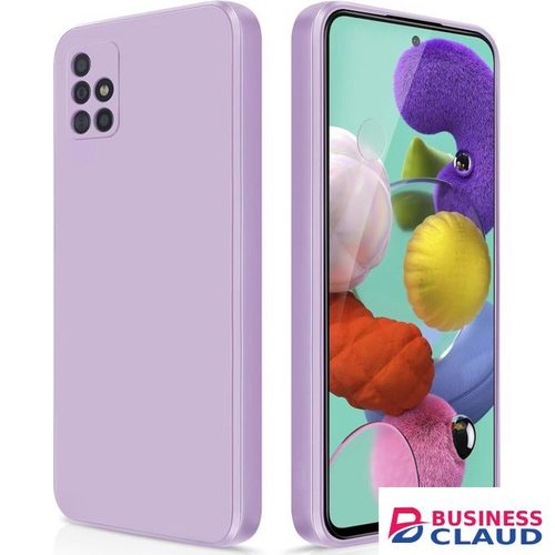 Silicone Slim Fit Cover for Samsung Galaxy A51 - Purple