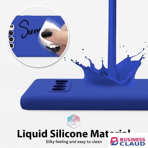 Silicone Slim Fit Cover for Samsung Galaxy S10 - Blue