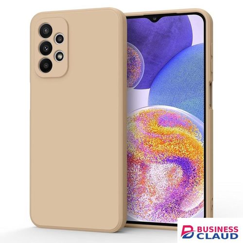 Silicone Slim Fit Cover for Samsung Galaxy A23 - Beige Nude