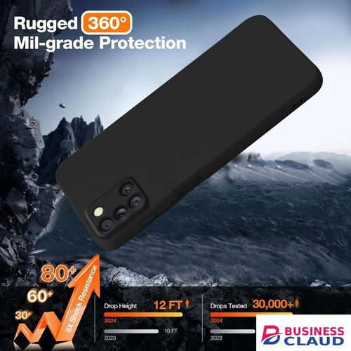 Silicone Slim Fit Cover for Samsung Galaxy A31 - Black