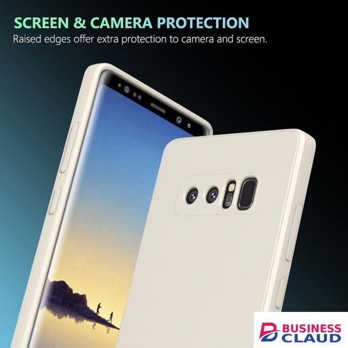 Silicone Slim Fit Cover for Samsung Galaxy Note 8 - Beige Nude