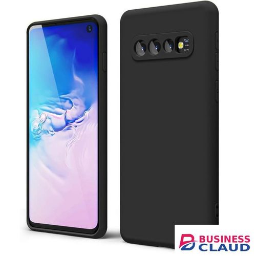 Silicone Slim Fit Cover for Samsung Galaxy S10 - Black