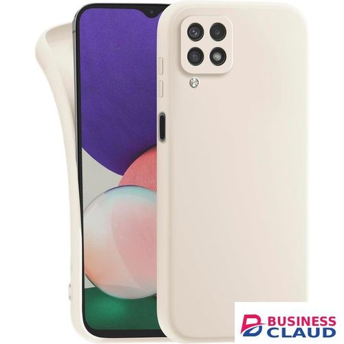 Silicone Slim Fit Cover for Samsung Galaxy A12 - Beige Nude
