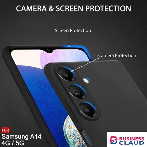 Silicone Slim Fit Cover for Samsung Galaxy A56 - Black