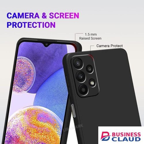 Silicone Slim Fit Cover for Samsung Galaxy A32 - Black