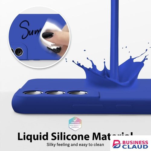 Silicone Slim Fit Cover for Samsung Galaxy S22 - Blue