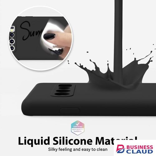 Silicone Slim Fit Cover for Samsung Galaxy S10 Plus - Black