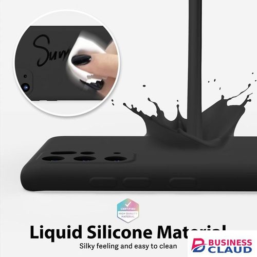 Silicone Slim Fit Cover for Samsung Galaxy S20 Plus - Black