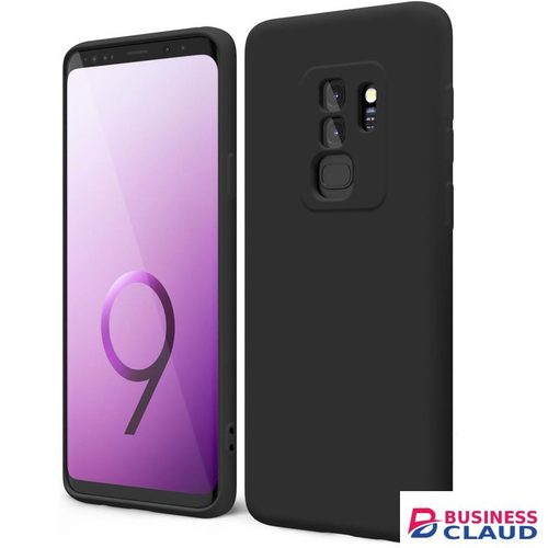 Silicone Slim Fit Cover for Samsung Galaxy S9 Plus - Black