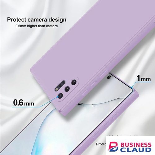 Silicone Slim Fit Cover for Samsung Galaxy Note 10 Plus - Purple