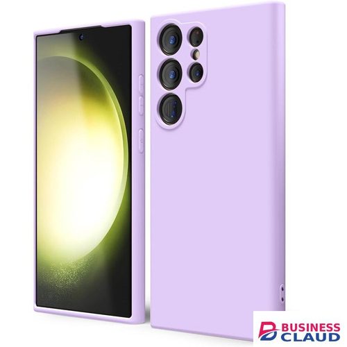Silicone Slim Fit Cover for Samsung Galaxy S23 Ultra - Purple