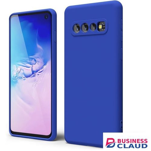 Silicone Slim Fit Cover for Samsung Galaxy S10 Plus - Blue