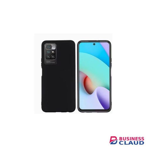 Silicone Phone Cover for Xiaomi Redmi 10 - Black, anti-fingerprint, anti-scratch, durable silicone case