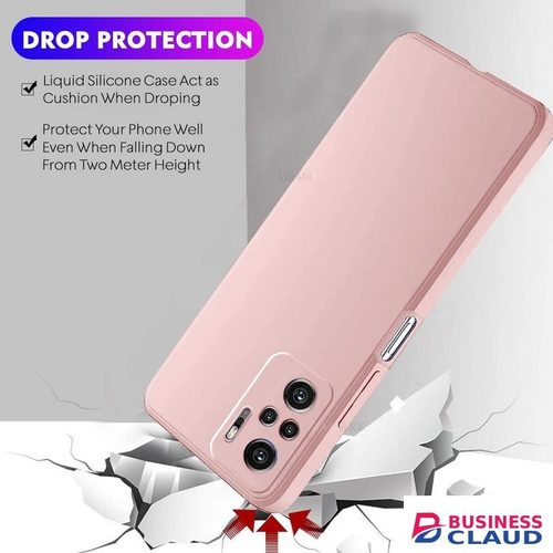 Silicone Phone Cover for Xiaomi Redmi 10 - Pink, anti-fingerprint, anti-scratch, durable silicone case