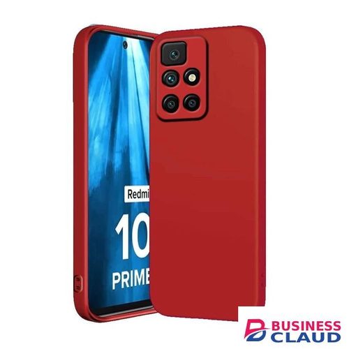 Silicone Phone Cover for Xiaomi Redmi 10 - Maroon, anti-fingerprint, anti-scratch, durable silicone case