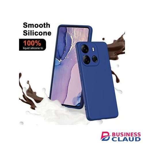 Silicone Phone Cover for Infinix Smart 9 - Blue, anti-fingerprint, anti-scratch, durable silicone case