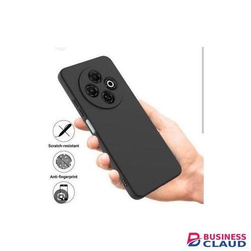 Silicone Phone Cover for Infinix Note 50 Pro+ - Black, anti-fingerprint, anti-scratch, durable silicone case