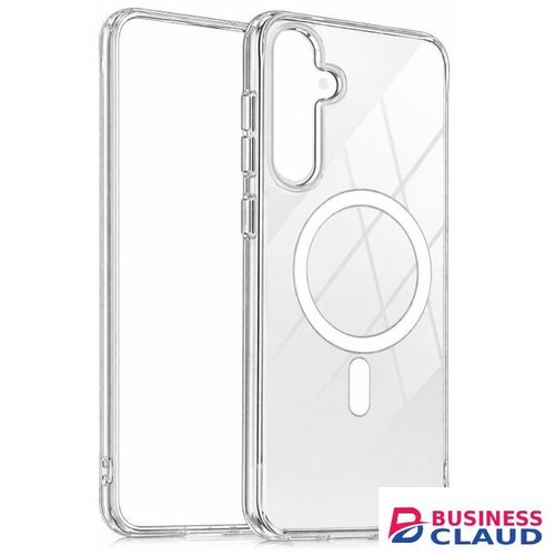 Electroplated Clear Transparent MagSafe Case for Samsung Galaxy A15 – Shockproof, Anti-Yellowing, Slim-Fit, Protective Cover