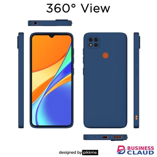 Silicone Phone Cover for Xiaomi Redmi 9C - Blue, anti-fingerprint, anti-scratch, durable silicone case