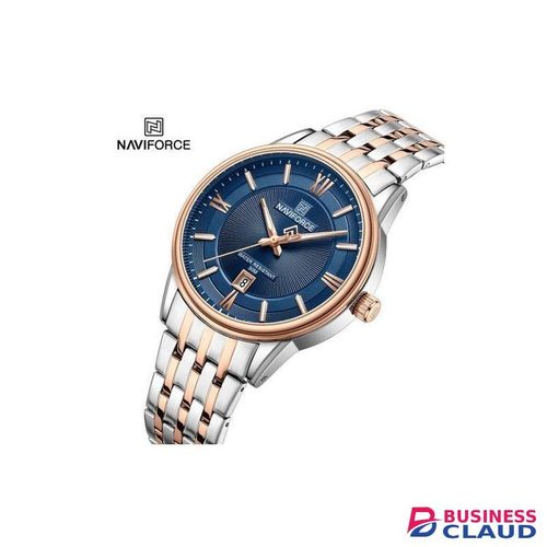 Naviforce Men Wristwatch Luxury Watch Stainless Steel Sport Elegant Quartz Male