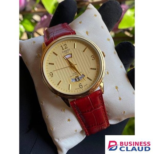 High Quality LEATHER DAY&DATE GENTS WATCH