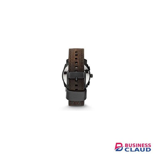 Fossil Mens Watch JR1487 Nate Chronograph Brown Leather