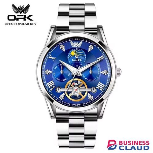 Classic OPK 8148 Watch for Men Featuring Battery Power and Water Resistance