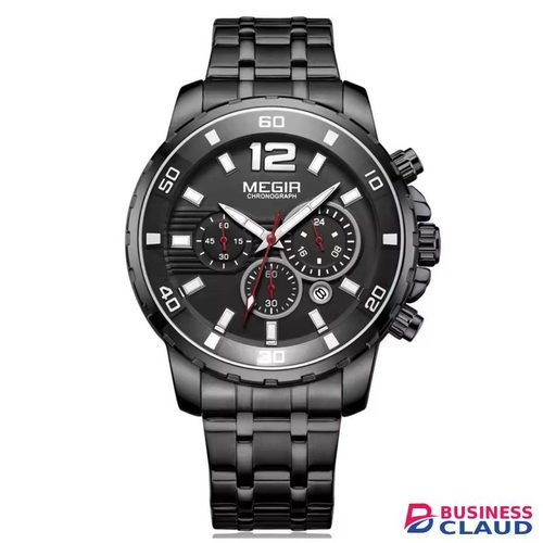Megir Chronograph Gents 2068 - Black/Gold