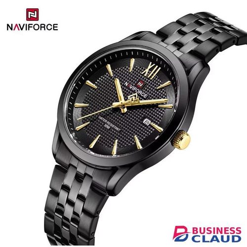 NAVIFORCE Gents Watch stainless-steel band and a slim dial design