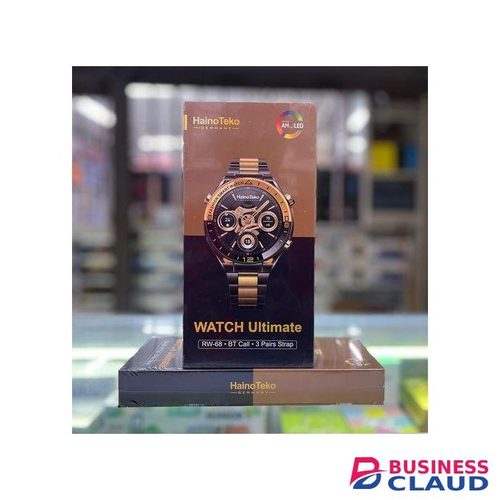 Haino Teko Watch Ultimate RW-68 Smartwatch – AMOLED Display, 3 Straps, Full Health Tracking, BT Call