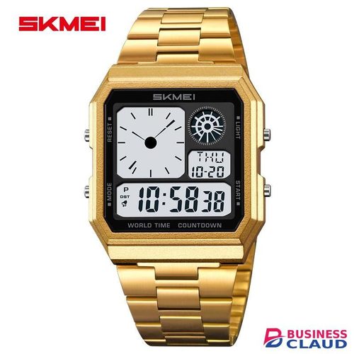 Skmei 2353 Sports Waterproof Wristwatches For Men-silver