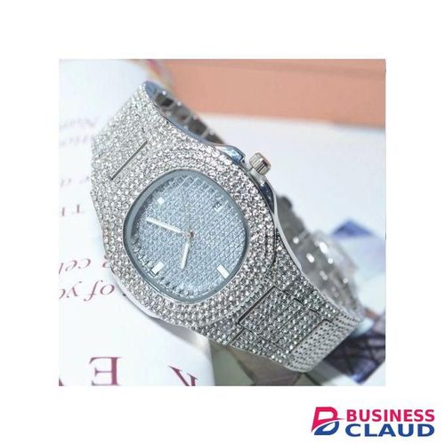 Sekou Ice watch brand new LED silver ice watch