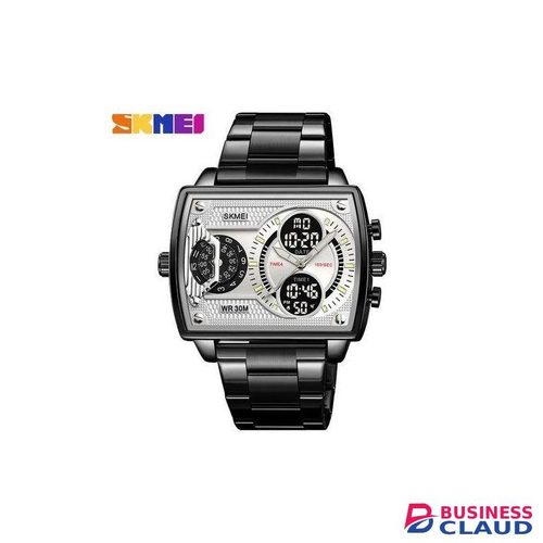 Skmei Dual Movement 4 Time Sport Wristwatch Mens Waterproof Watch 2229