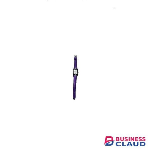 A unisex classic purple wrist watch