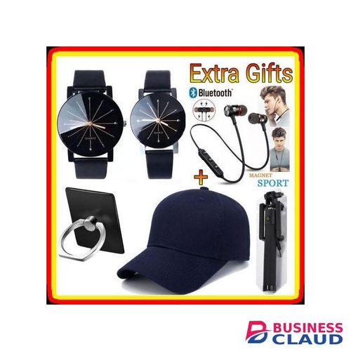 Official Couple Watches,Office And Home Dial + Gifts