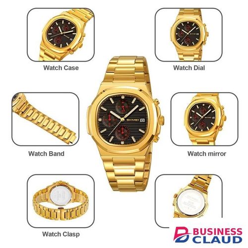 Skmei 9374 Men Watches stainless straps waterproof