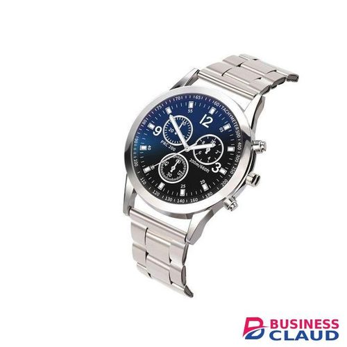 Mens Blue Glass Watch